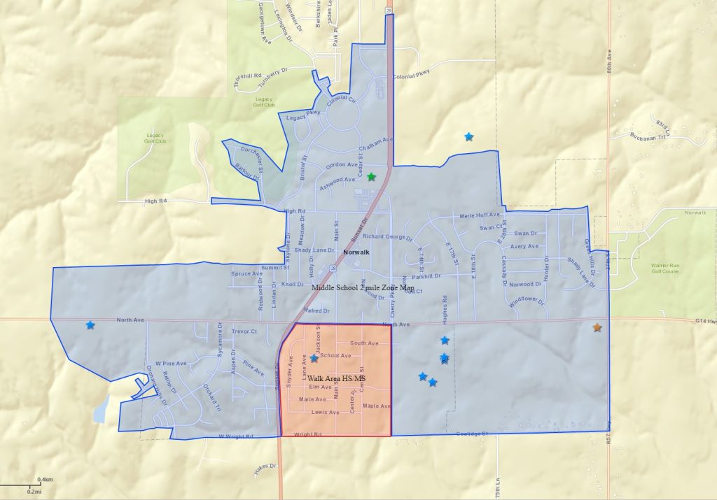 MS 2 mile Zone Map 1