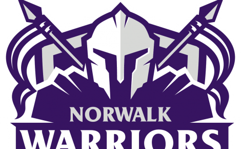 WarriorsMascot whitesilverpurple whiteoutline
